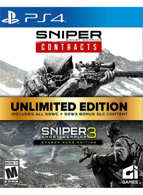 Sniper Ghost Warrior: Contracts + Sniper: Ghost Warrior 3 Season Pass Edition (Unlimited Edition) (PS4)